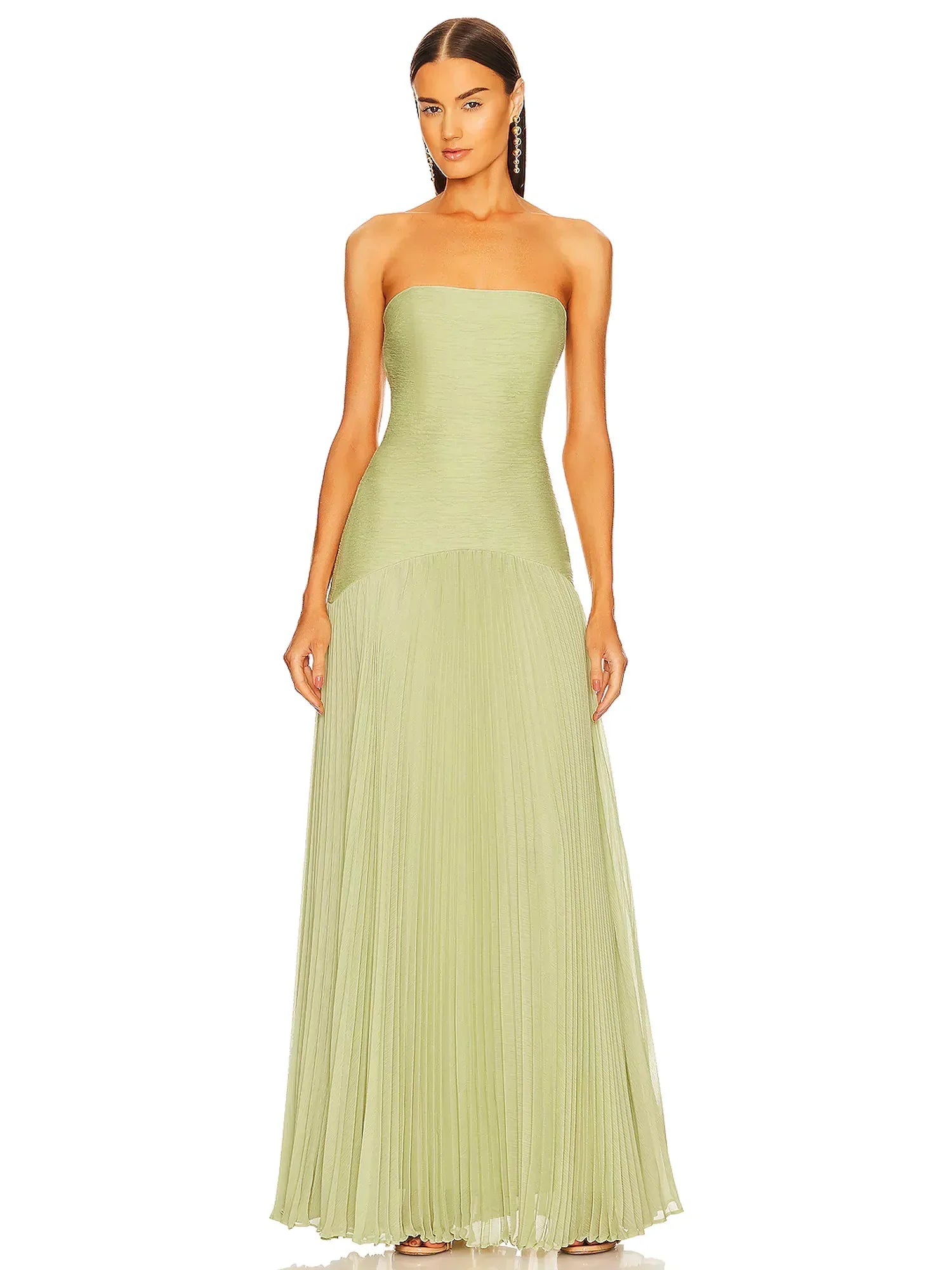 open lace back dress Sage