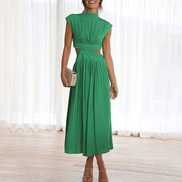 chloe pleated midi dress Chloé