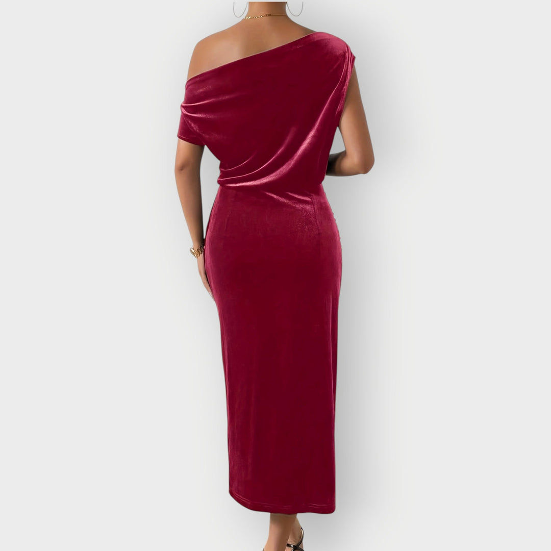 Carrie™ | Off-Shoulder Midi Dress