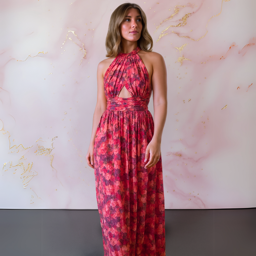 Cora™ | Elegant Floral Maxi Dress