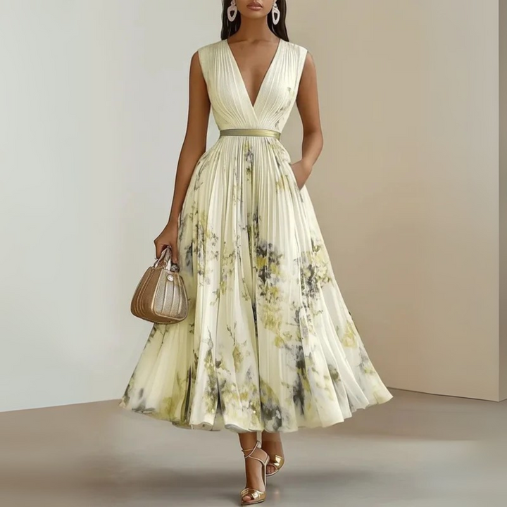 Maureen™ | Flowy Sleeveless Summer Maxi Dress