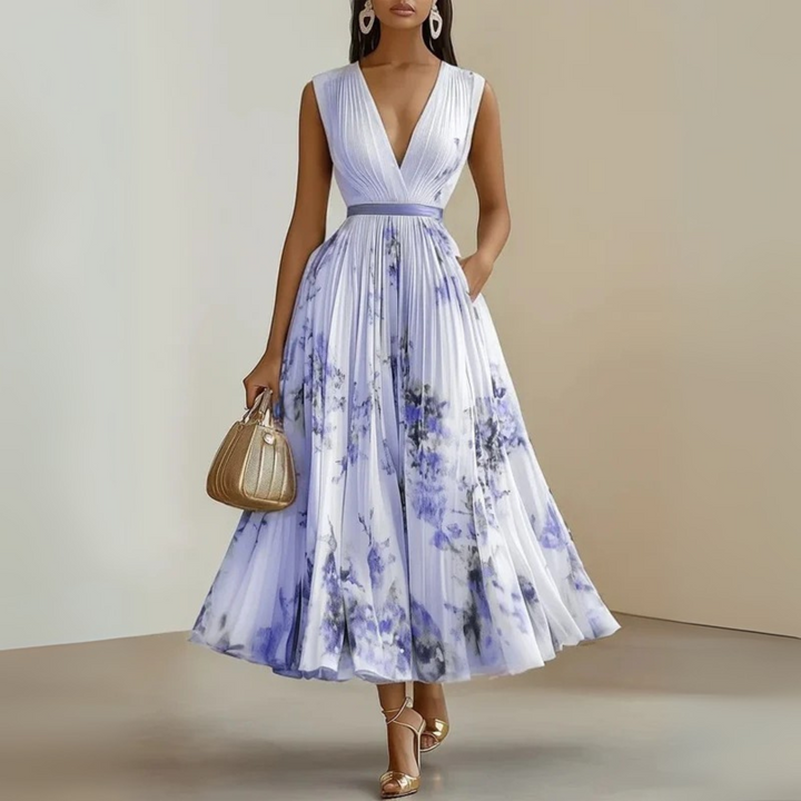 Maureen™ | Flowy Sleeveless Summer Maxi Dress