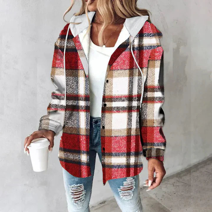 Carmen™ | Checkered Lined Cardigan Women