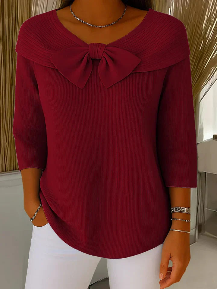 Violet™ | Sweater with Bow