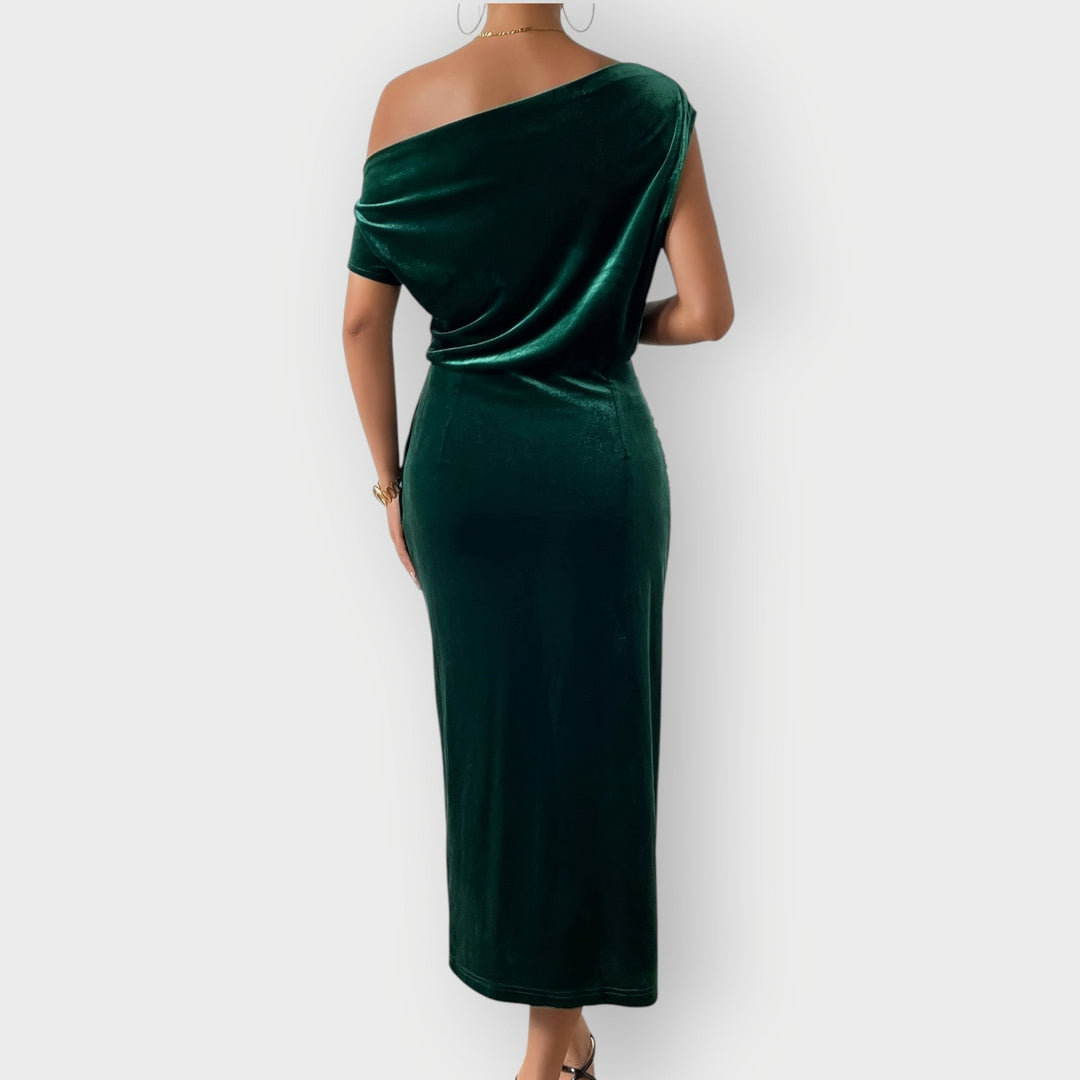 Carrie™ | Off-Shoulder Midi Dress