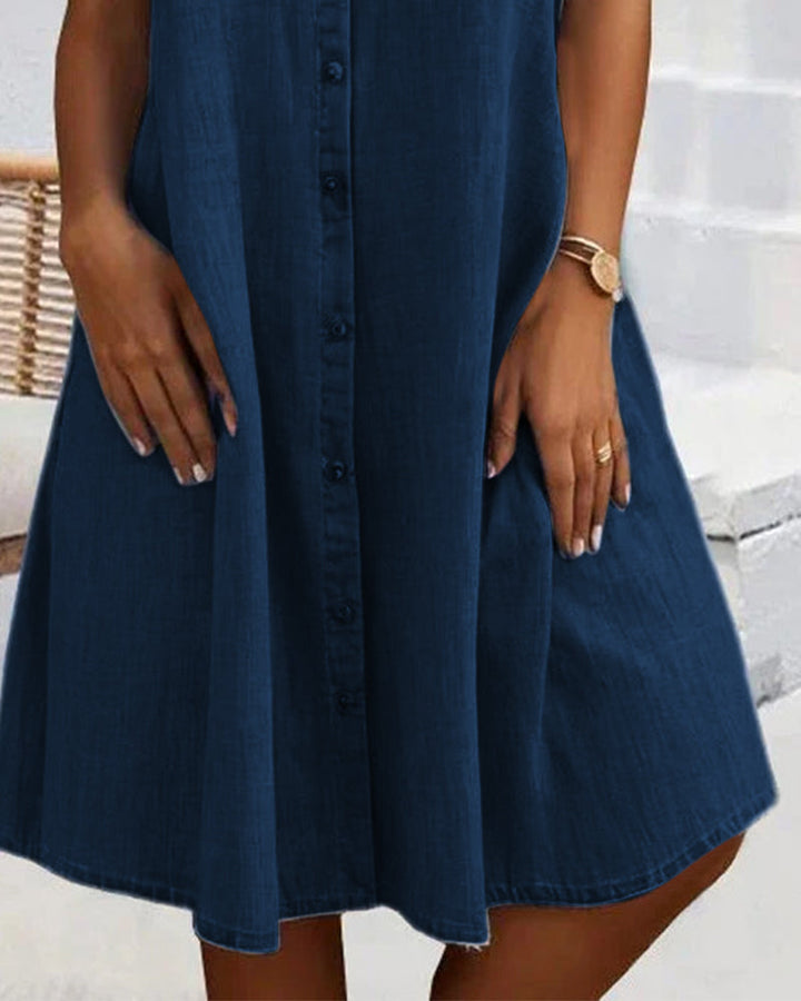Jennifer™ | Lightweight Denim-look Dress