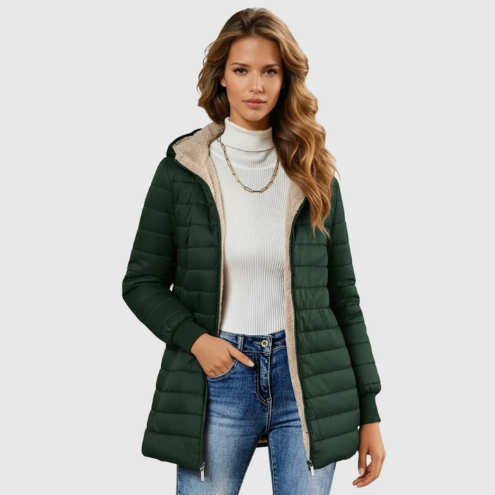 Geraldine™ | Sherpa-Lined Winter Coat
