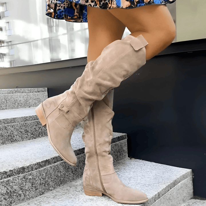 Zes™ | Stylish Suede Knee Boots