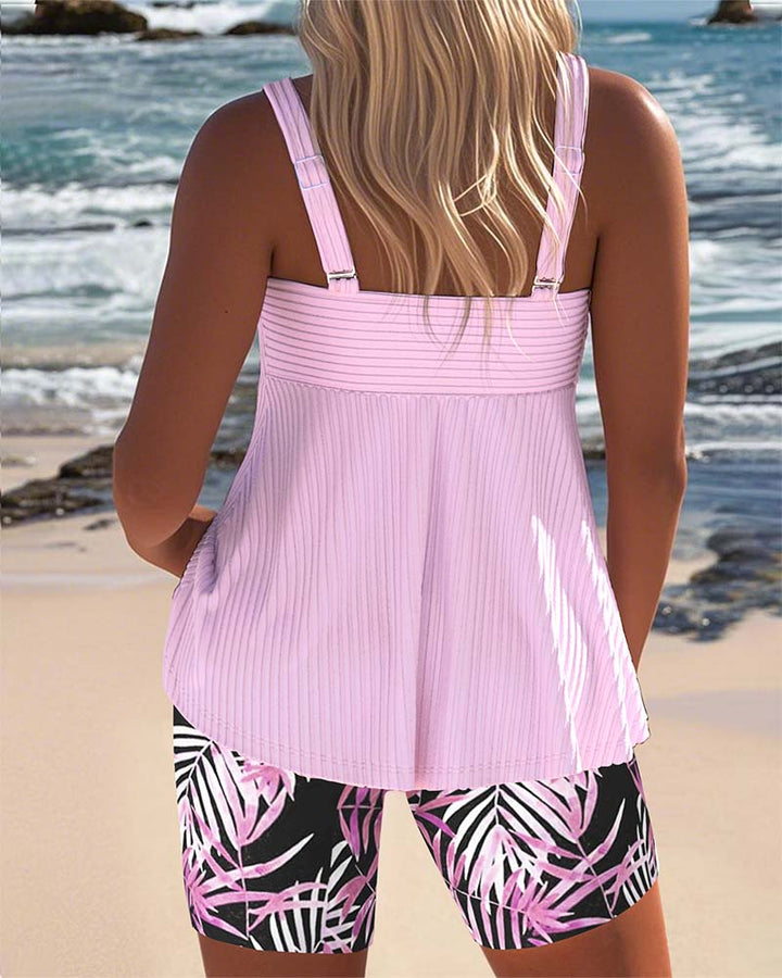 Colette | Women's Tummy Control Printed Tankini
