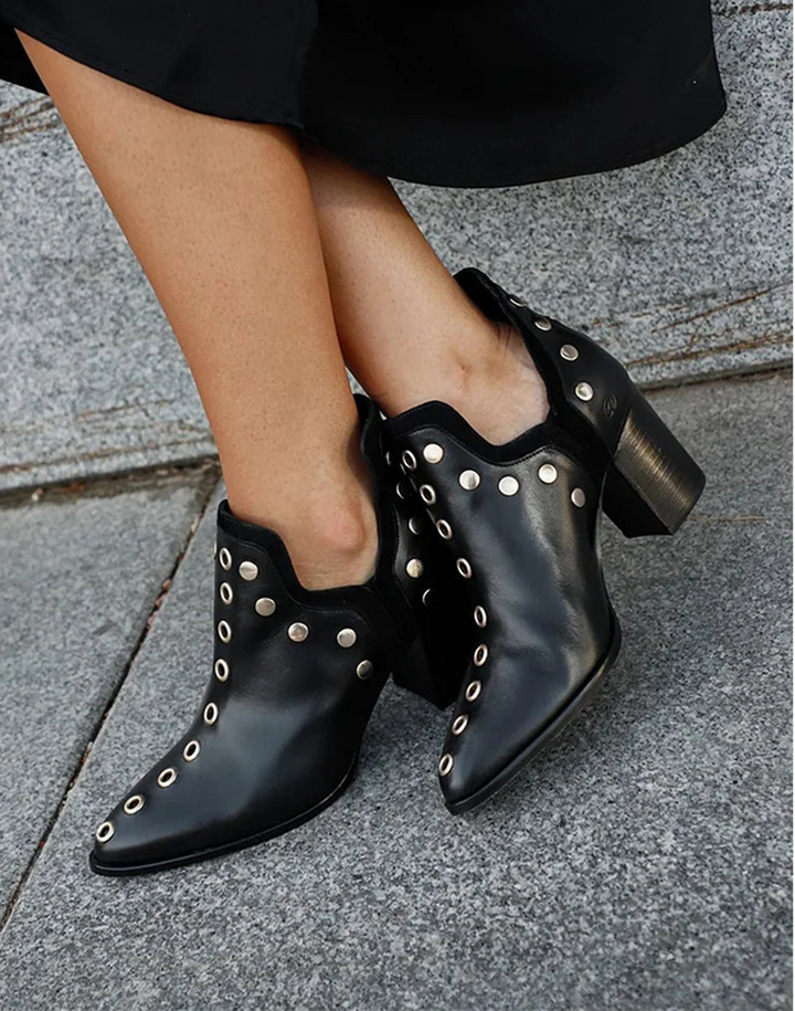 Danielle™ | Studded Wide-Heel Boots