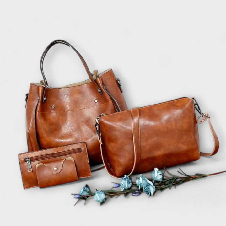 Olivia™ | 4-Piece Vintage Bag Set