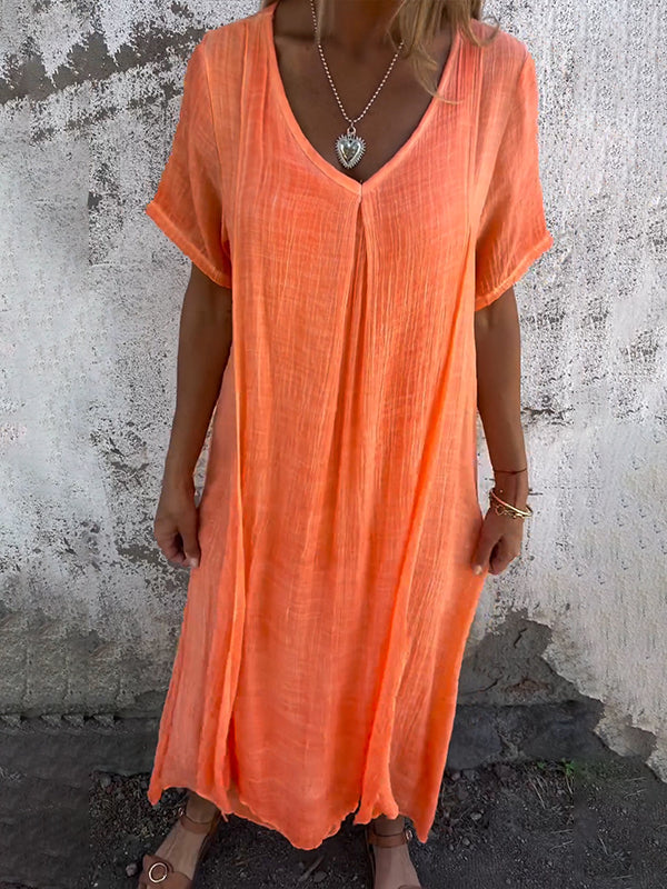 Garnet | Women's Flowy Draped Maxi Dress Cocktail