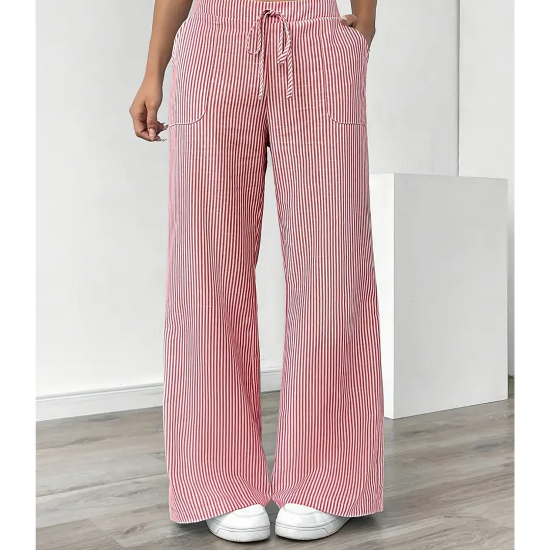 Amber™ | Striped Pant With Pockets