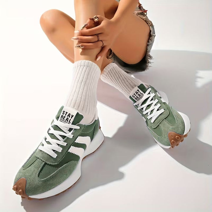 Reeve | Women's Retro Platform Sneakers Lace Up Chunky Sole