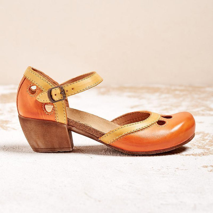 Charlotte | Women's Orthopedic Low Heel Flat Sandals