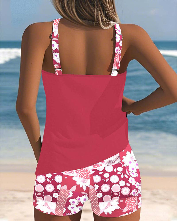 Melanie™ | Two-Piece Swimsuit with Comfortable Fit and Floral Beach Style