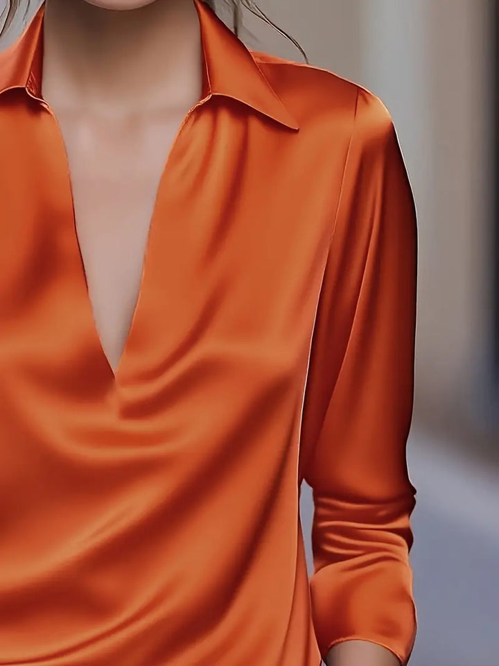 Eva™ | Premium V-Neck Blouse