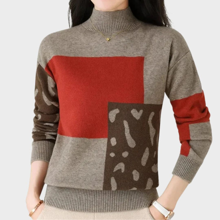 Harmony™ | Comfortable High Collar Sweater