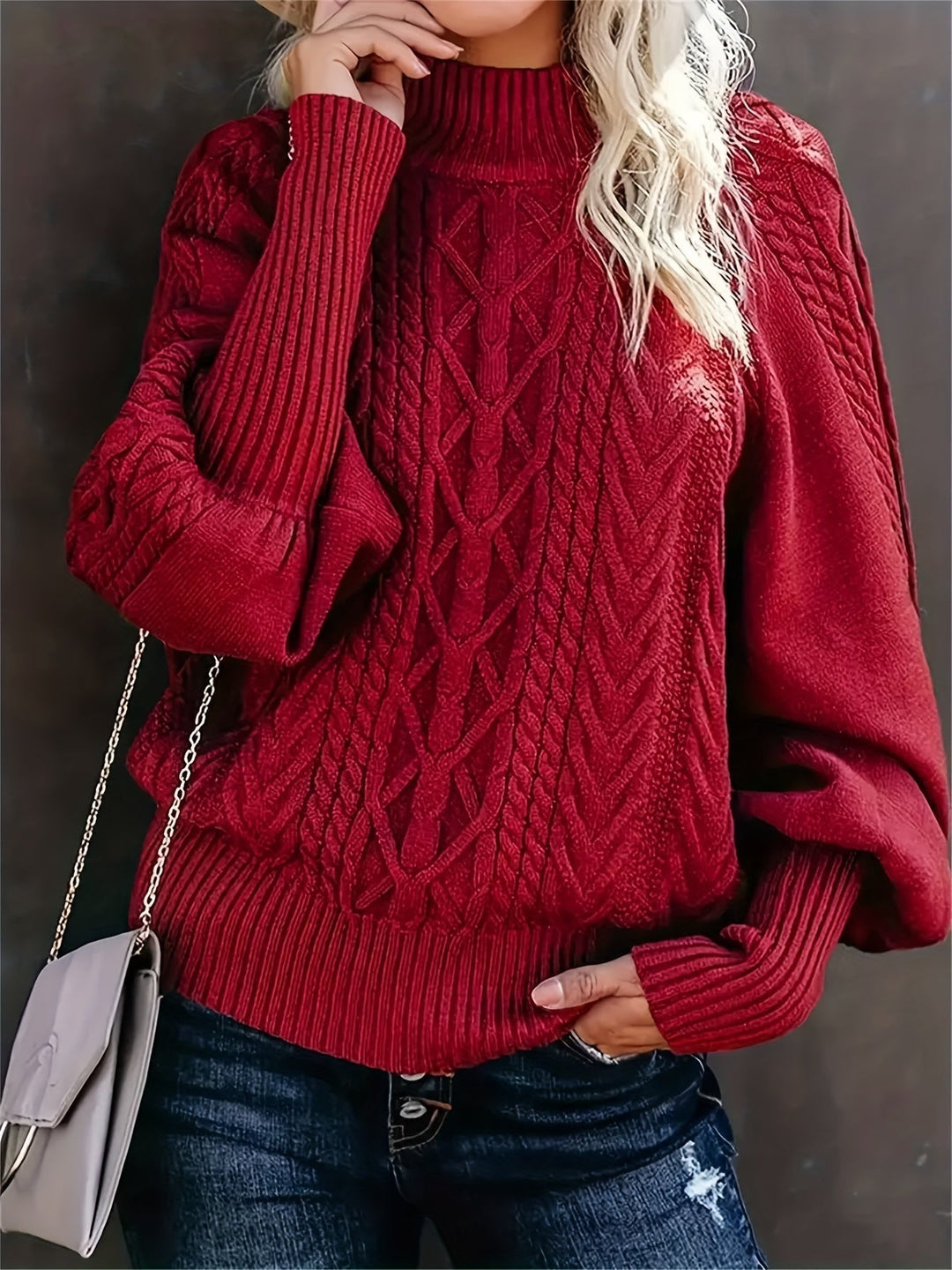 Mia™ | Casual Long Sleeve Knitted Sweater