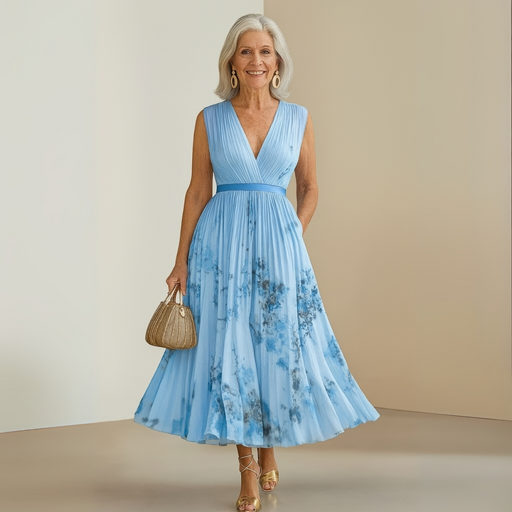 Maureen™ | Flowy Sleeveless Summer Maxi Dress