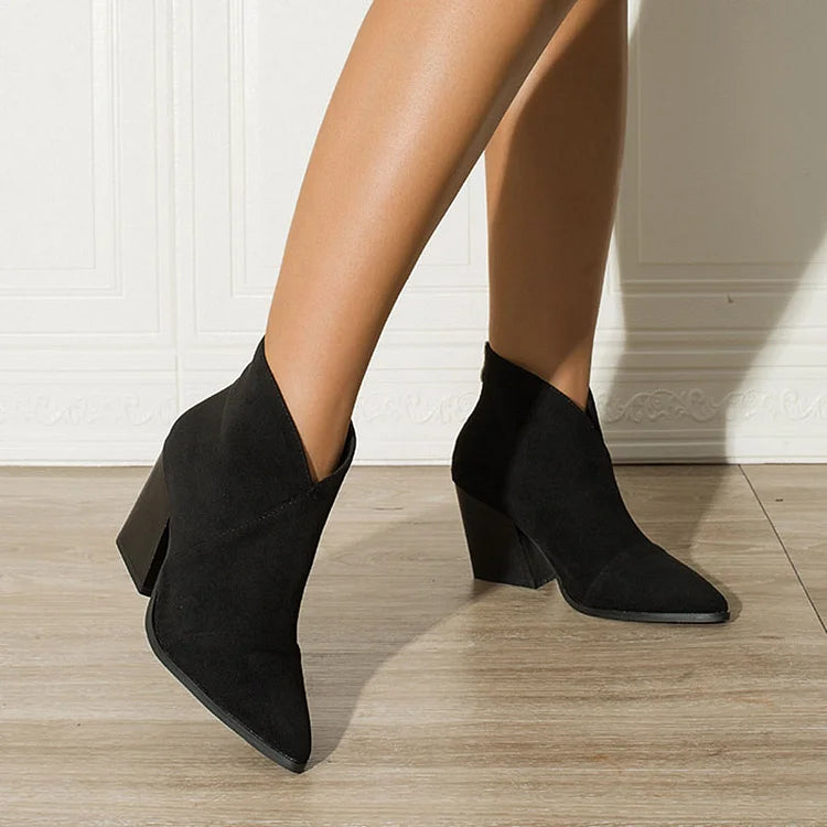 Clementine™ | Pointed Ankle Boots