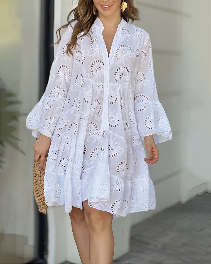 Haven | Women's Tummy Control Flowy Draped Dress Casual Summer