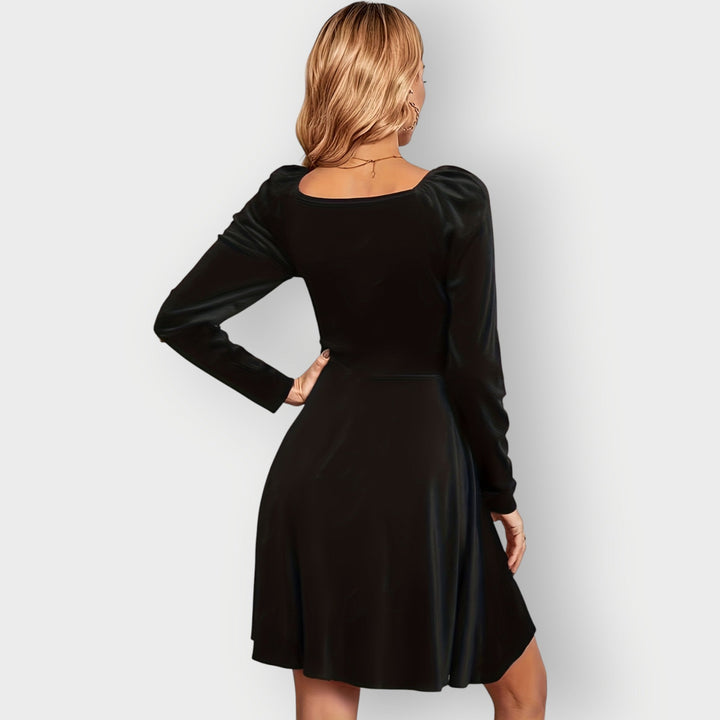 Carol™ | Velvet Skater Dress