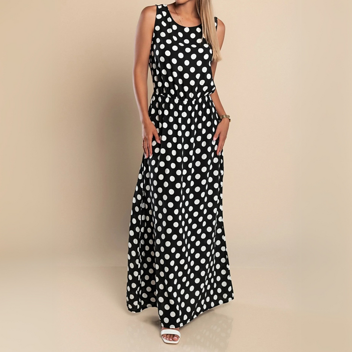 Paula™ | Polka Dot Maxi Dress