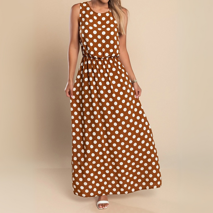 Paula™ | Polka Dot Maxi Dress