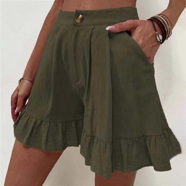 Donna™ | Breezy Ruffle Hem Shorts