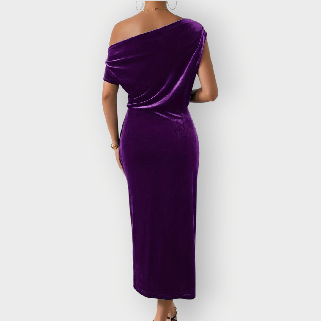 Carrie™ | Off-Shoulder Midi Dress