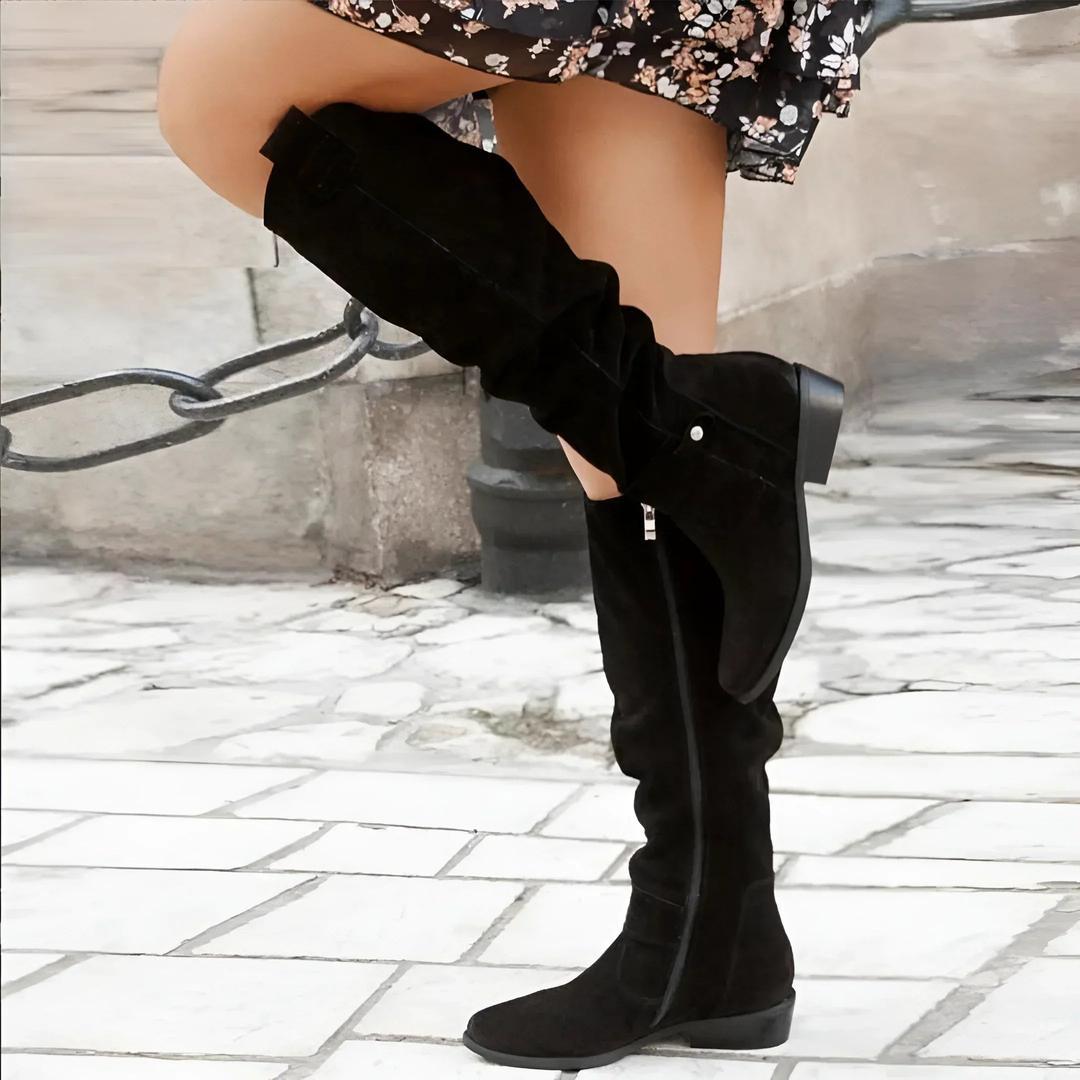 Zes™ | Stylish Suede Knee Boots