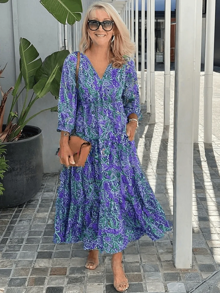 Ivy™ | Casual Floral Boho Dress