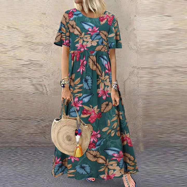 Juniper | Women's Floral Lace Flowy Draped Maxi Dress