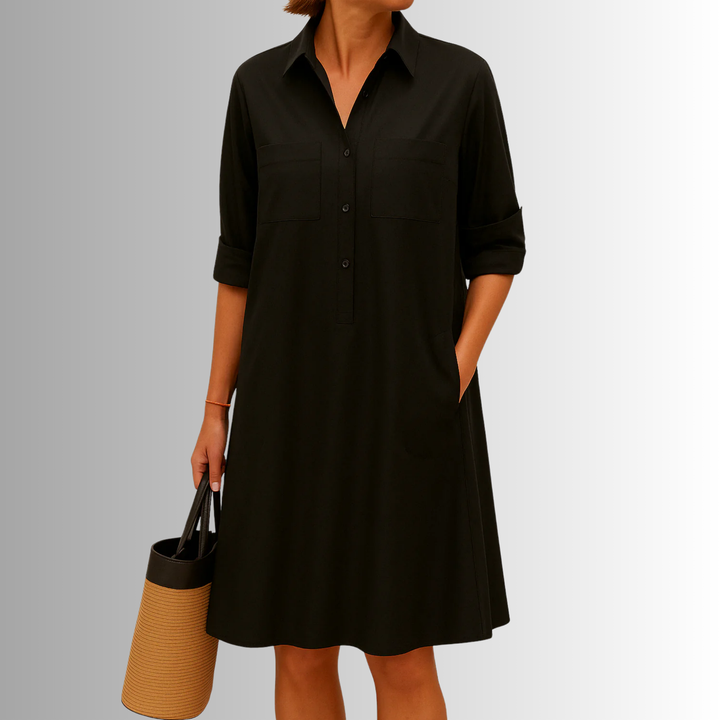 Cathy™ | Lightweight Button Dress