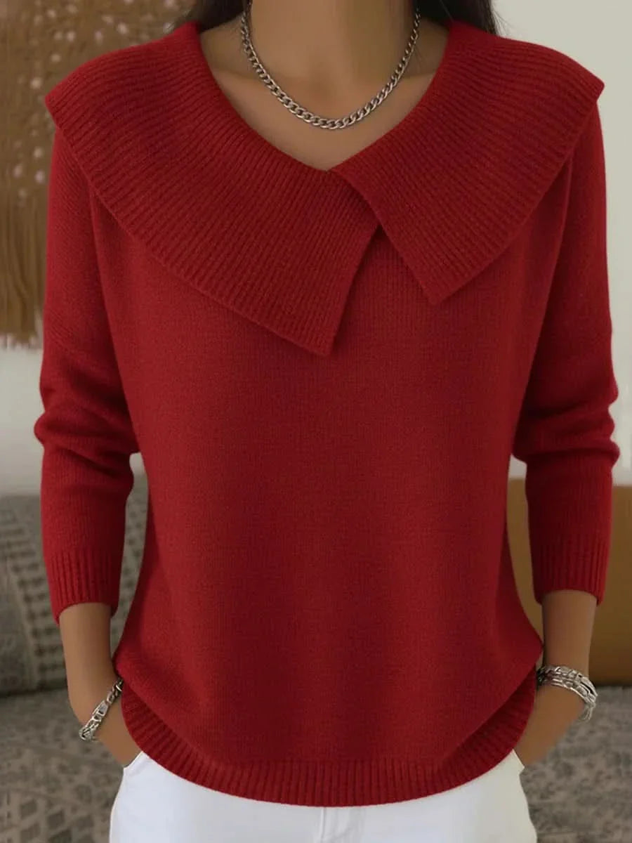 Shelby™ | Ribbed Collar Sweater