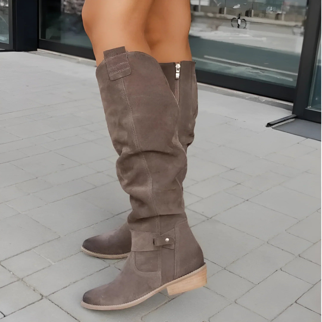 Zes™ | Stylish Suede Knee Boots
