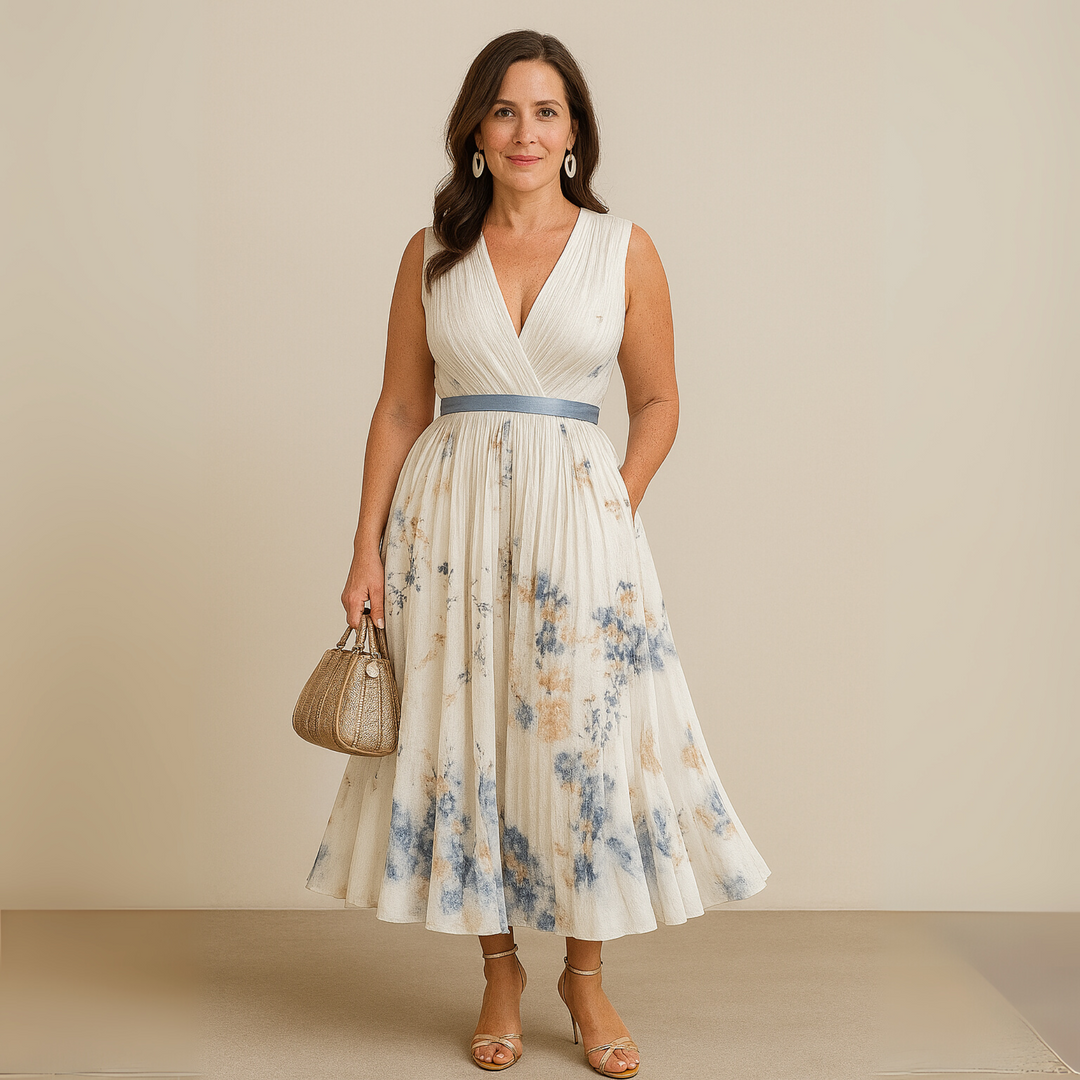 Maureen™ | Flowy Sleeveless Summer Maxi Dress