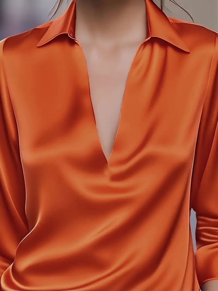 Eva™ | Premium V-Neck Blouse