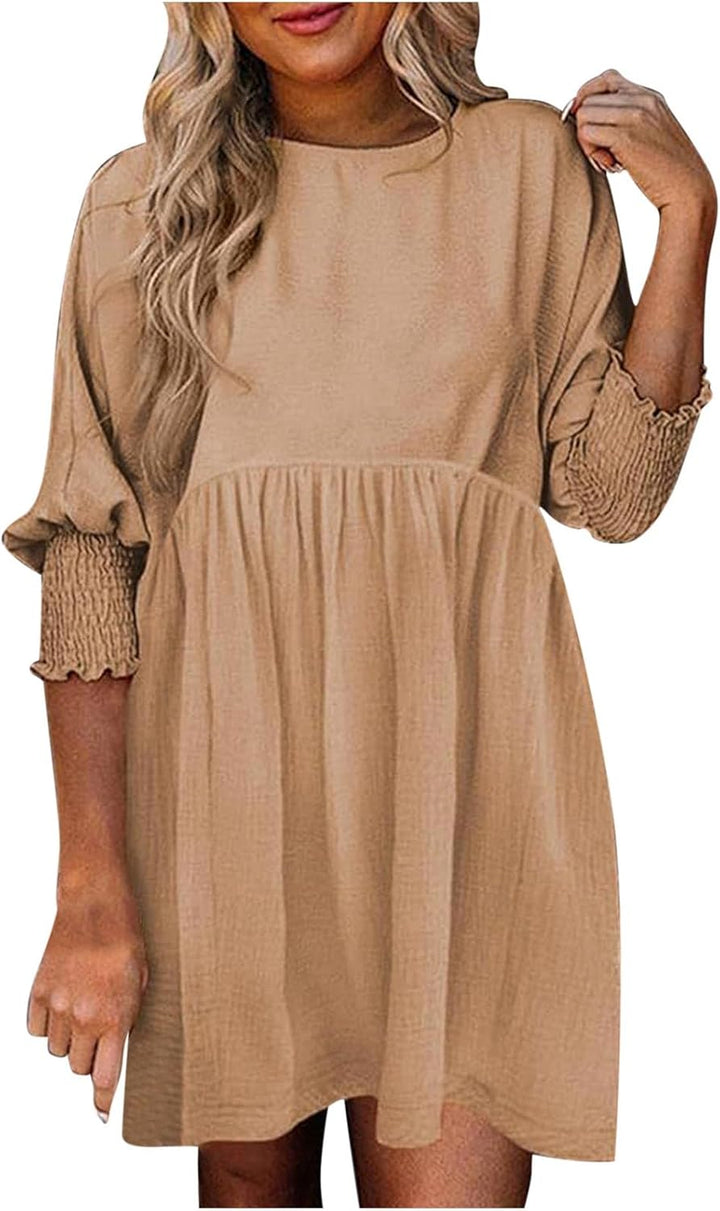 Evelyn™ | Ruched Summer Day Dress