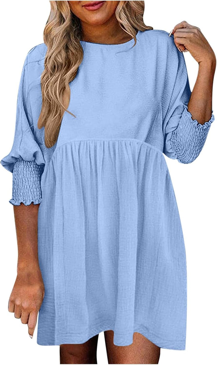 Evelyn™ | Ruched Summer Day Dress