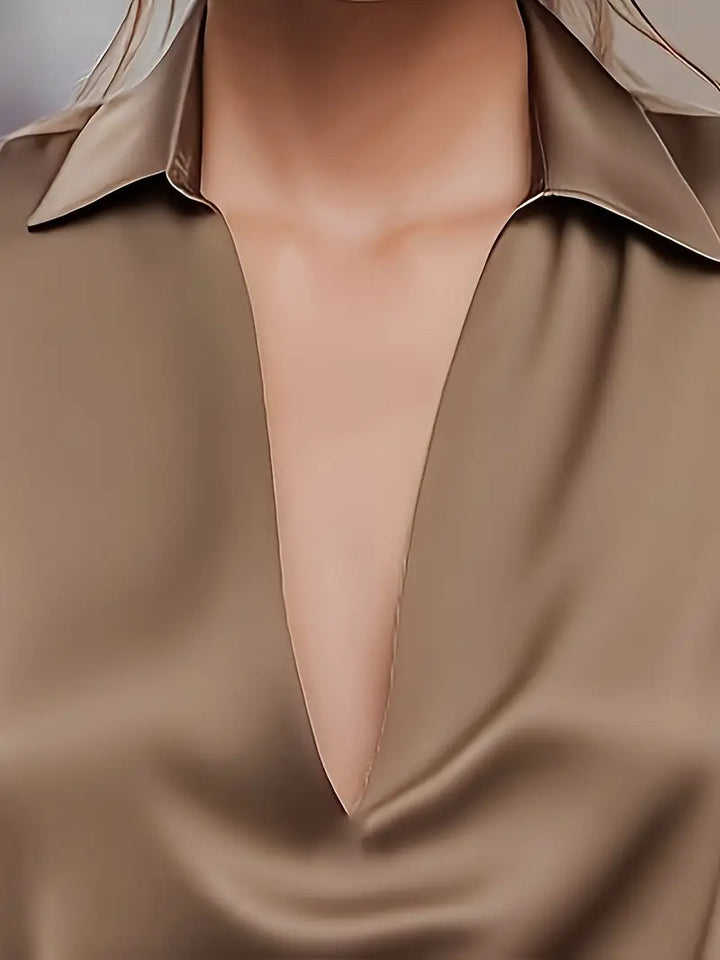 Eva™ | Premium V-Neck Blouse
