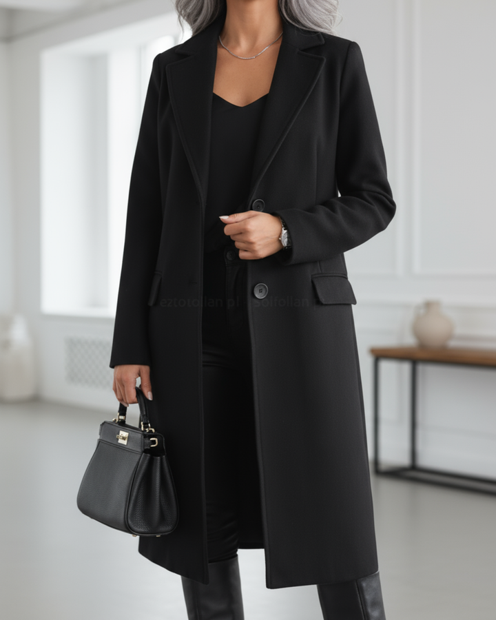 Judith™ | Elegant Long Wool Coat