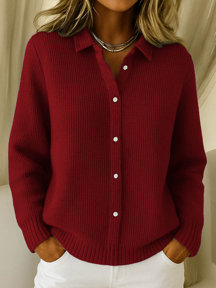 Adrianna™ | Classic Knit Button Cardigan