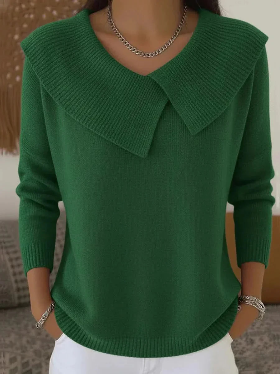 Shelby™ | Ribbed Collar Sweater