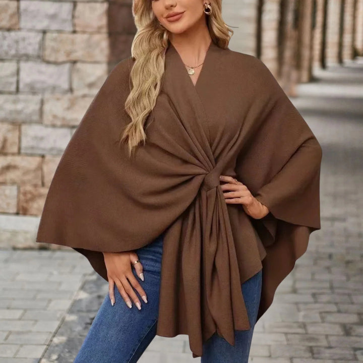 Briana™ | Elegant Draped Poncho