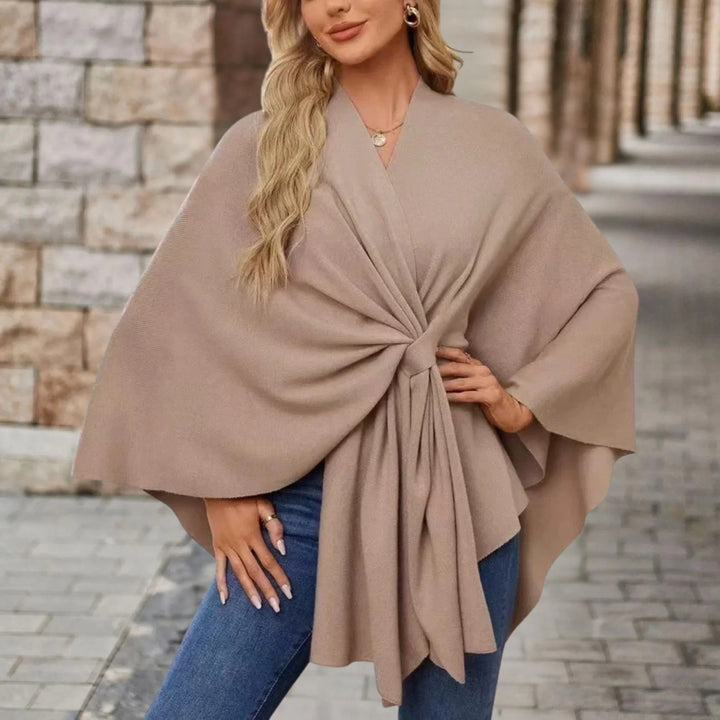 Briana™ | Elegant Draped Poncho