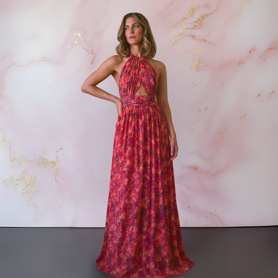 Cora™ | Elegant Floral Maxi Dress
