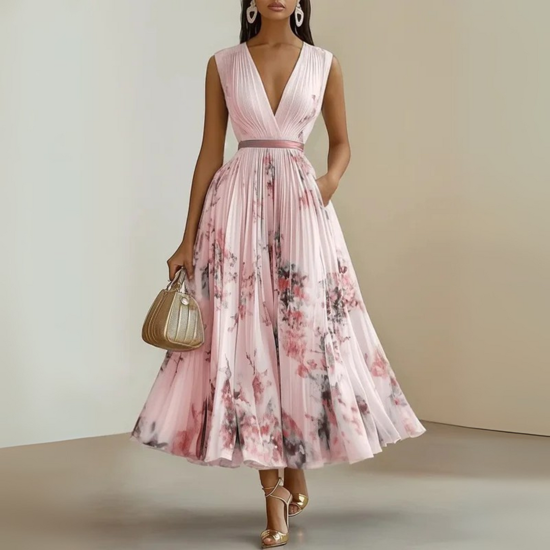 Maureen™ | Flowy Sleeveless Summer Maxi Dress