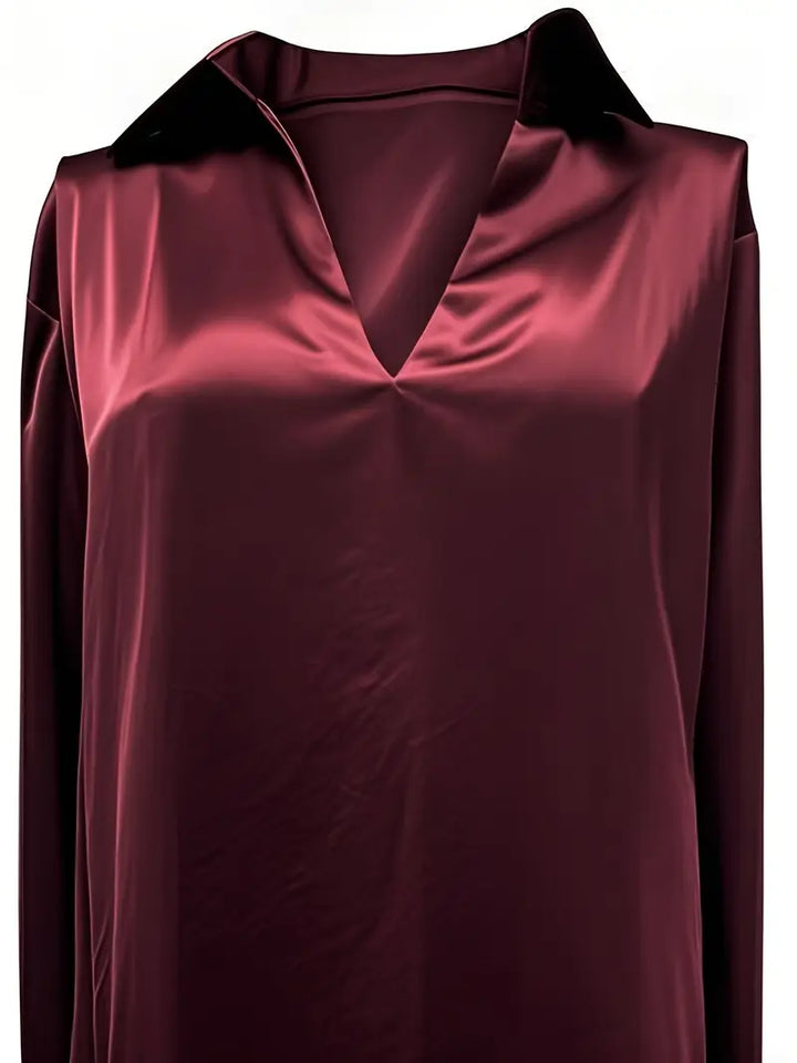 Eva™ | Premium V-Neck Blouse